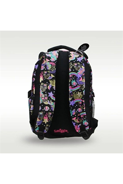 Smiggle - Sevimli Siyah Kedi Okul - Sırt Çantası