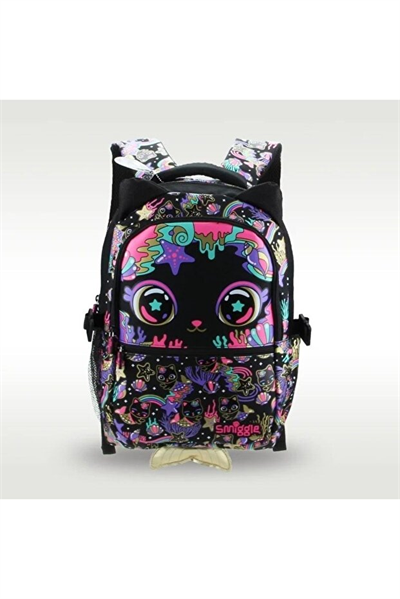 Smiggle - Sevimli Siyah Kedi Okul - Sırt Çantası