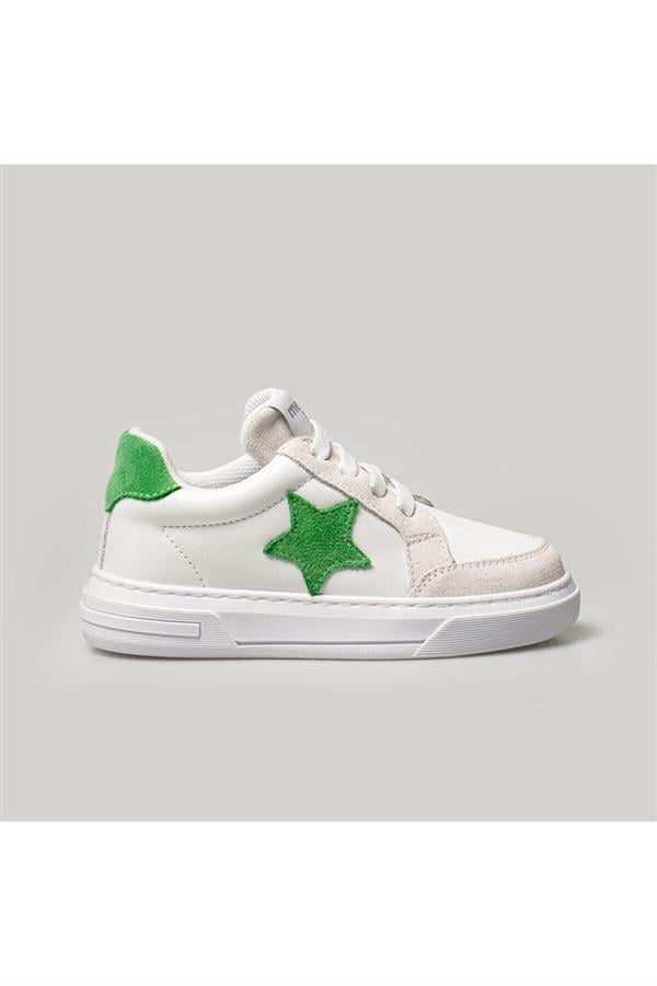 Deri Star Sneaker | Yeşil