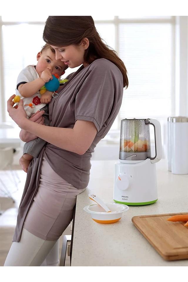 Philips Avent Buharlı Pişirici Ve Blender Scf870/20 Yeşil