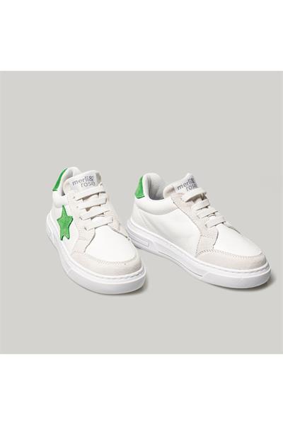 Deri Star Sneaker | Yeşil