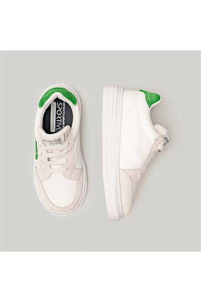 Deri Star Sneaker | Yeşil