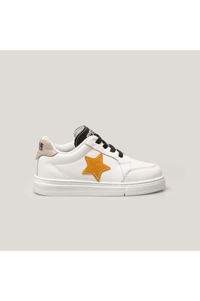 Star Bebek Sneaker | Beyaz-gri-hardal