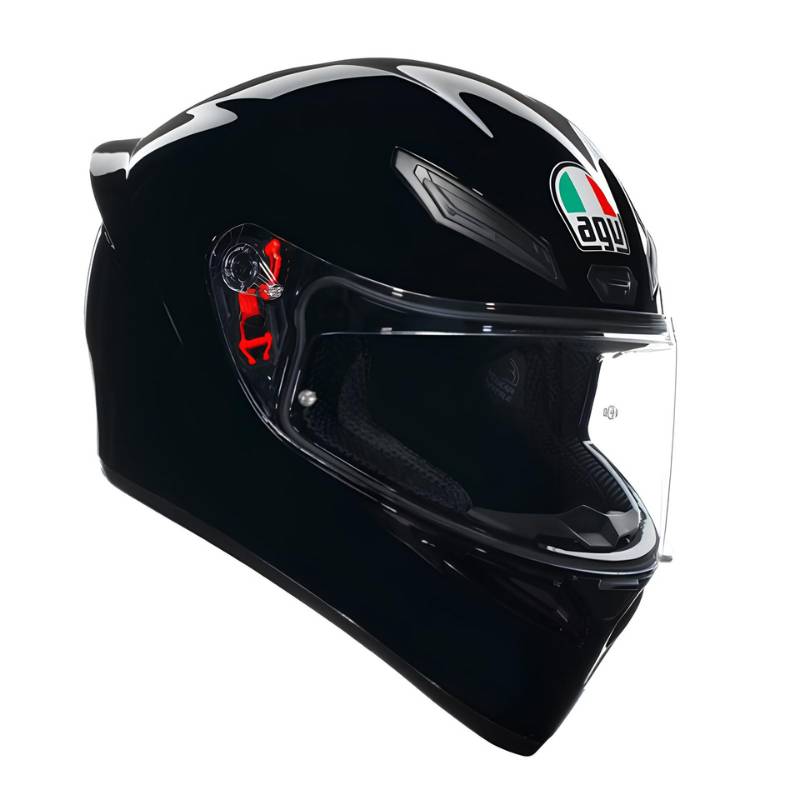 AGV K1 S Mono Black kapalı motosiklet kaskı ECE 22.06 sertifikalı yarış tipi tasarım