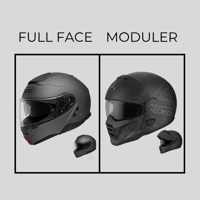 Full-Face ve Modüler Kask Karşılaştırması – MotoRoad