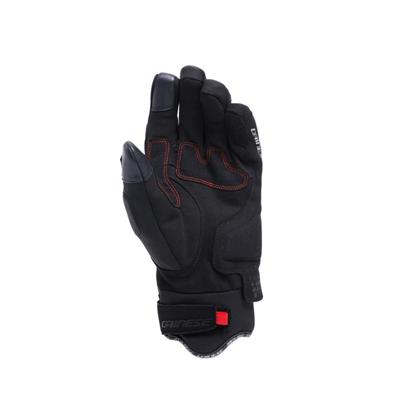 DAINESE ELD/FULMINE D-DRY GLOVES BLACK/RED