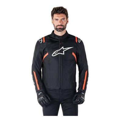 ALPİNESTARS T-SPS V2 WP CEKET BLACK WHITE RED FLUO