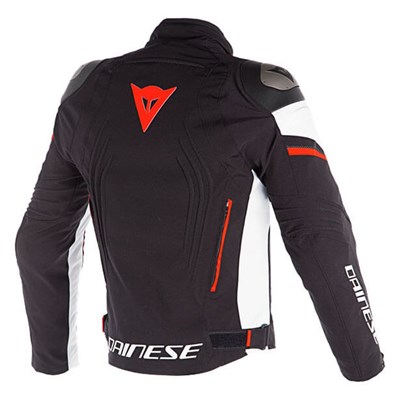 DAINESE RACING-3 BLACK WHITE FLUO RED D-DRY MONT