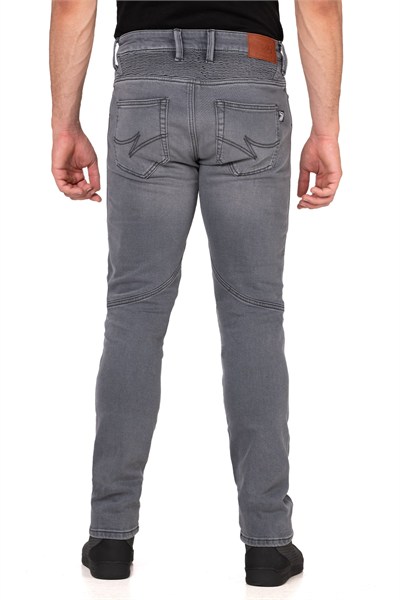 BJ IRON SHIELD FLEXI GREY KORUMALI MOTOSİKLET KOT PANTOLONU ERKEK