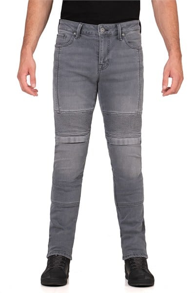 BJ IRON SHIELD FLEXI GREY KORUMALI MOTOSİKLET KOT PANTOLONU ERKEK