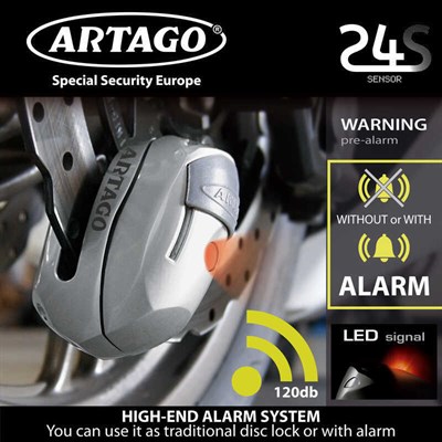 ARTAGO 24S ALARMLI DİSK KİLİDİ