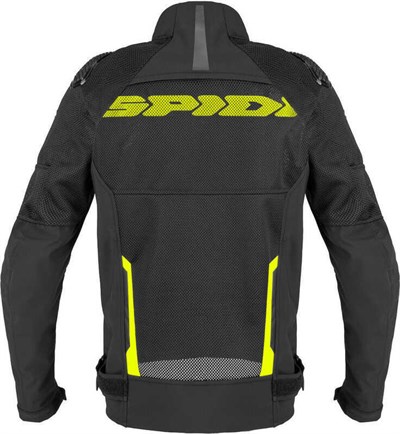 SPIDI RACE WARRIOR 2 NET YAZLIK CEKET SİYAH SARI