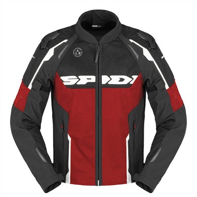 SPIDI RACE WARRIOR 2 NET YAZLIK CEKET SİYAH KIRMIZI