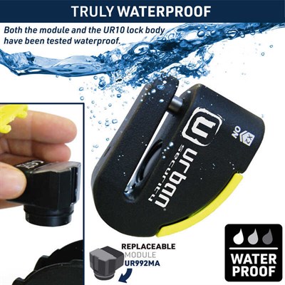 URBAN SECURITY UR10 SRA ALARMLI DİSK KİLİDİ