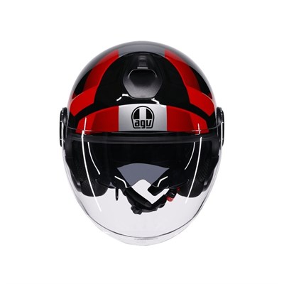 AGV KASK/ ETERES CAMOGLI BLACK/RED/PURPLE