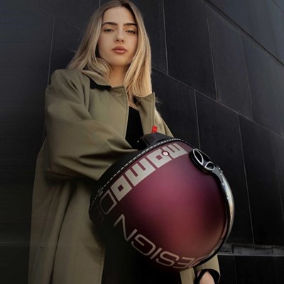 MOMODESİGN FGRT EVO MONO MATT AMARENA SILVER AÇIK KASK