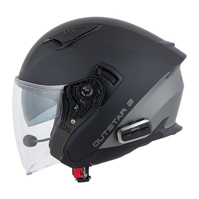 SENA OUTSTAR 2 MESH INTERKOMLU AÇIK KASK MAT SİYAH