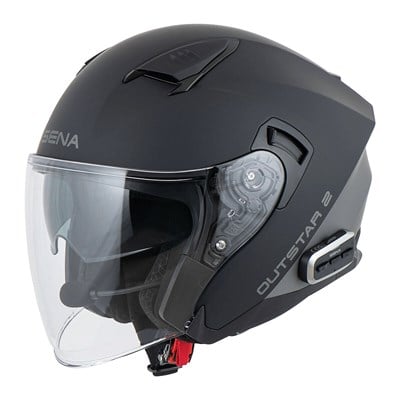 SENA OUTSTAR 2 MESH INTERKOMLU AÇIK KASK MAT SİYAH