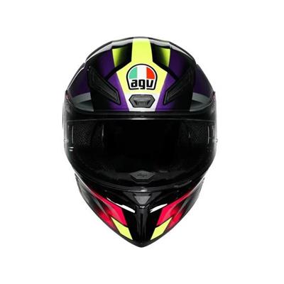 AGV KASK K1 S FASTLAP BLACK PURPLE PİNK KAPALI KASK