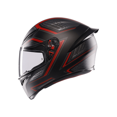 AGV KASK K1 S SLING MATT BLACK RED KASK