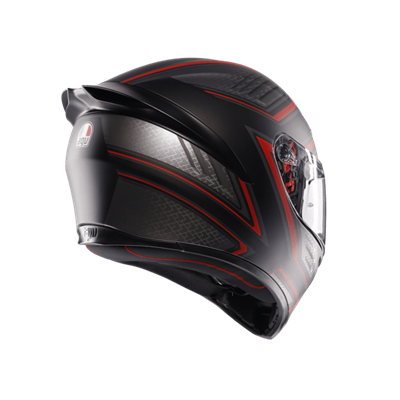 AGV KASK K1 S SLING MATT BLACK RED KASK