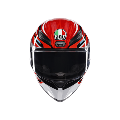 AGV K1 S LION BLACK  RED  WHİTE CONFİGURATİON KASK