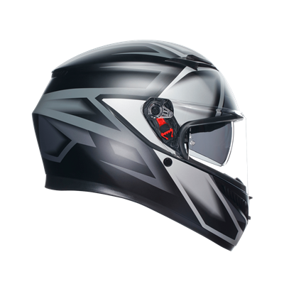 AGV KASK K3 COMPOUND MAT BLACK GREY