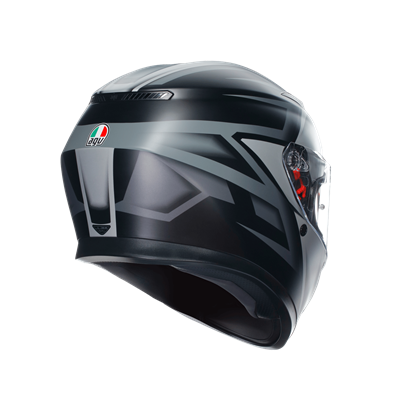 AGV KASK K3 COMPOUND MAT BLACK GREY
