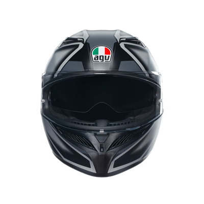 AGV KASK K3 COMPOUND MAT BLACK GREY