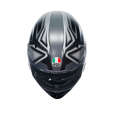 AGV KASK K3 COMPOUND MAT BLACK GREY