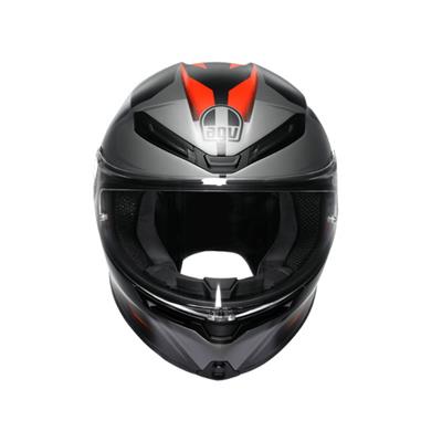 AGV KASK K6 S KARVE MATT BLACK GREY RED
