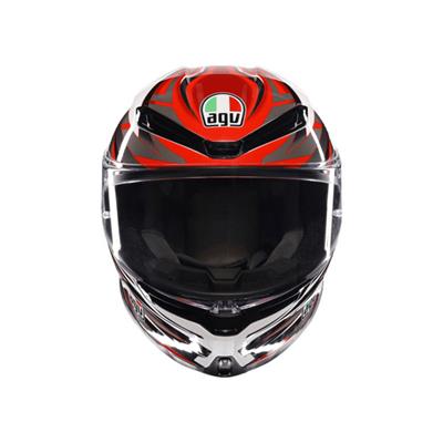 AGV KASK K6 S REEVAL WHİTE RED GREY KAPALI KASK