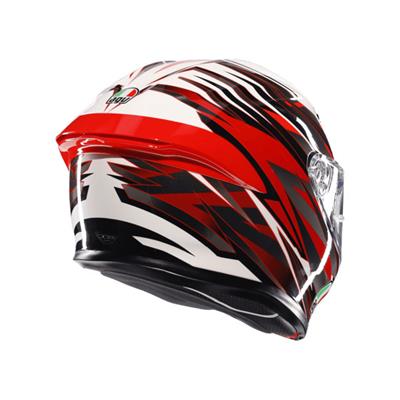 AGV KASK K6 S REEVAL WHİTE RED GREY KAPALI KASK