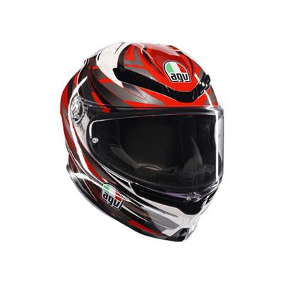 AGV KASK K6 S REEVAL WHİTE RED GREY KAPALI KASK