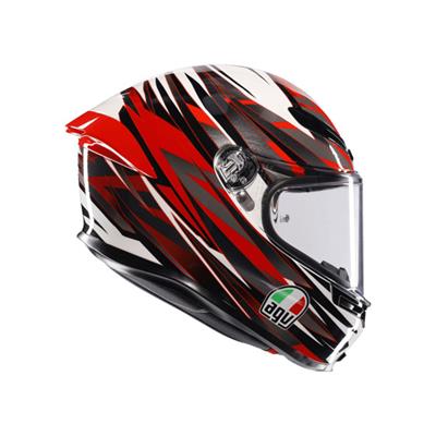 AGV KASK K6 S REEVAL WHİTE RED GREY KAPALI KASK