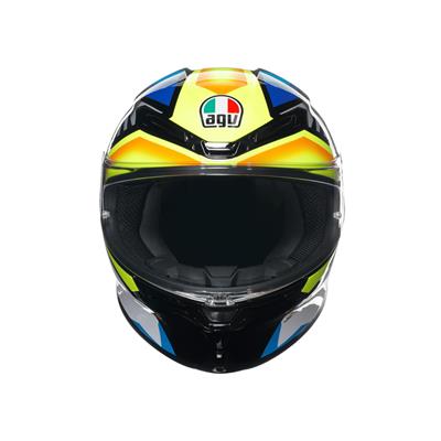 AGV KASK K6 S MPLK JOAN BLACK BLUE YELLOW