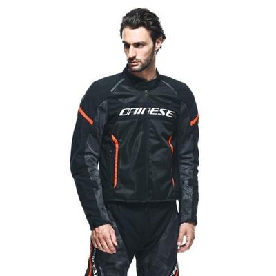 DAINESE AIR FRAME 3 BLACK BLACK RED FLUO CEKET