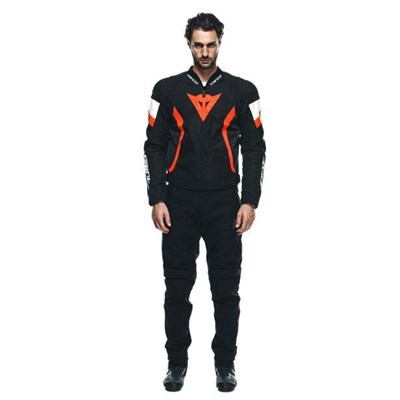 DAINESE AVRO 5 BLACK RED FLUO WHITE CEKET