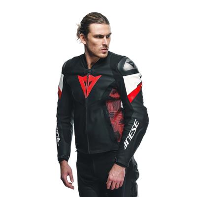DAINESE AVRO 5 BLACK RED LAVA WHITE CEKET