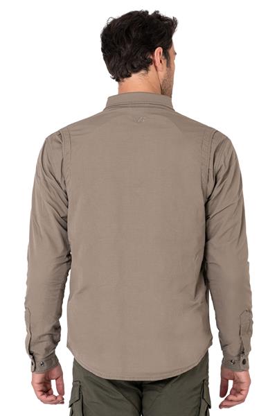 BJ EAGLE BEIGE KORUMALI MOTOSİKLET GÖMLEĞİ