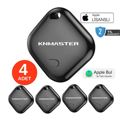 KNMASTER KNTAG 1 – 4LÜ PAKET AKILLI TAKİP CİHAZI