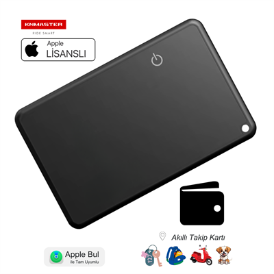 KNMASTER KNTAG 1C – ULTRA İNCE AKILLI TAKİP KARTI (CÜZDAN BULUCU)