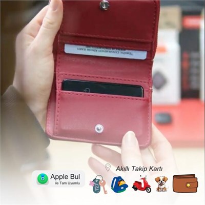 KNMASTER KNTAG 1C – ULTRA İNCE AKILLI TAKİP KARTI (CÜZDAN BULUCU)