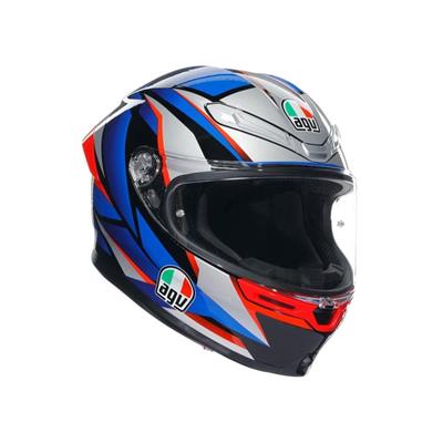 AGV K6 S SLASHCUT BLACK BLUE RED
