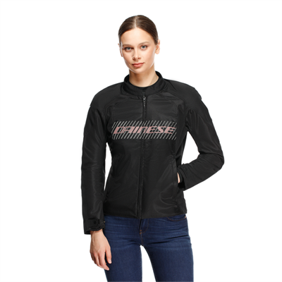 DAINESE CEKET/HEROSPHERE AIR TEX JACKET WMN BLACK WHITE PEACH