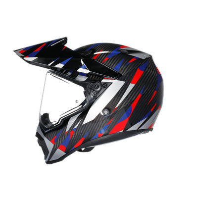 AGV KASK/ AX9 MPLK STEPPA CARBON/RED/BLUE