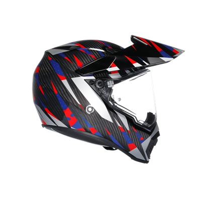 AGV KASK/ AX9 MPLK STEPPA CARBON/RED/BLUE