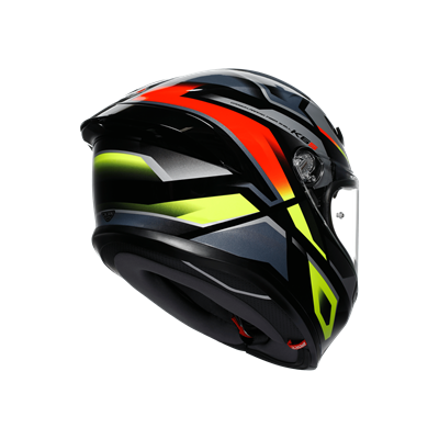 AGV KASK/K6 S MPLK ERAZER BLACK/RED YELLOW FLUO