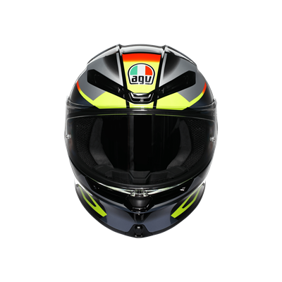 AGV KASK/K6 S MPLK ERAZER BLACK/RED YELLOW FLUO