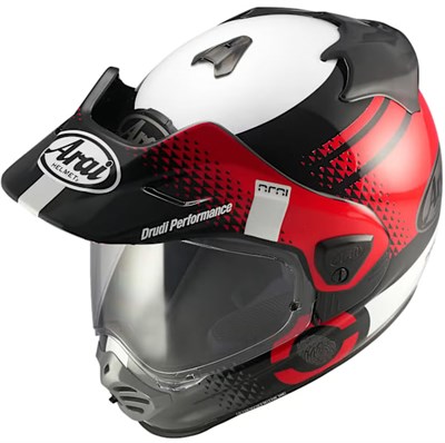 ARAİ TOUR-X5 PRİNT RED KAPALI KASK